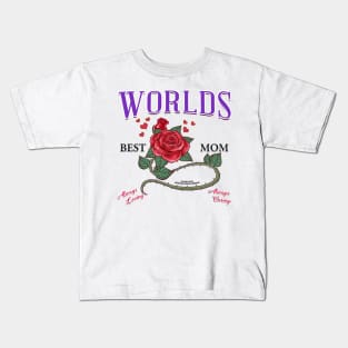 World's Best Mom Mothers Day Novelty Gift Kids T-Shirt